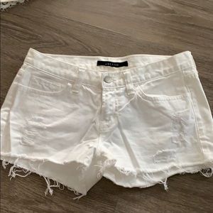 J Brand White Shorts